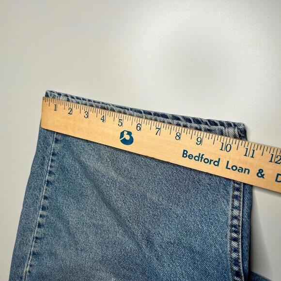 Vintage Levi’s 505 Regular Fit Denim Shorts W38 L9 Light Blue USA Made 90s - Picture 4 of 13